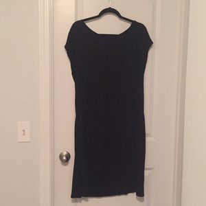 GAP Black T-Shirt, Tie Waste XL Dress